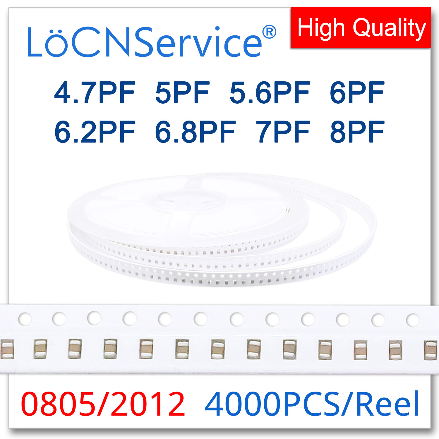 LoCNService Ŀн 4000PCS 0805 2012 COG/NPO RoH..